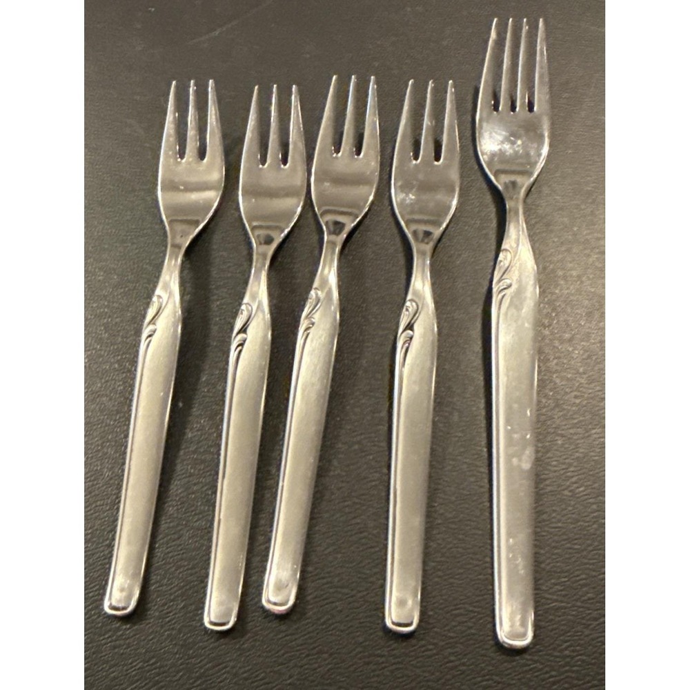 Pfeiffer Lungano Set Of 4 Seafood 1 Dinner Fork Mangasil‎ Stainess Germany